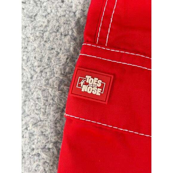 Toes On The Nose Mens Size 38 Red Board Shorts - Picture 9 of 10